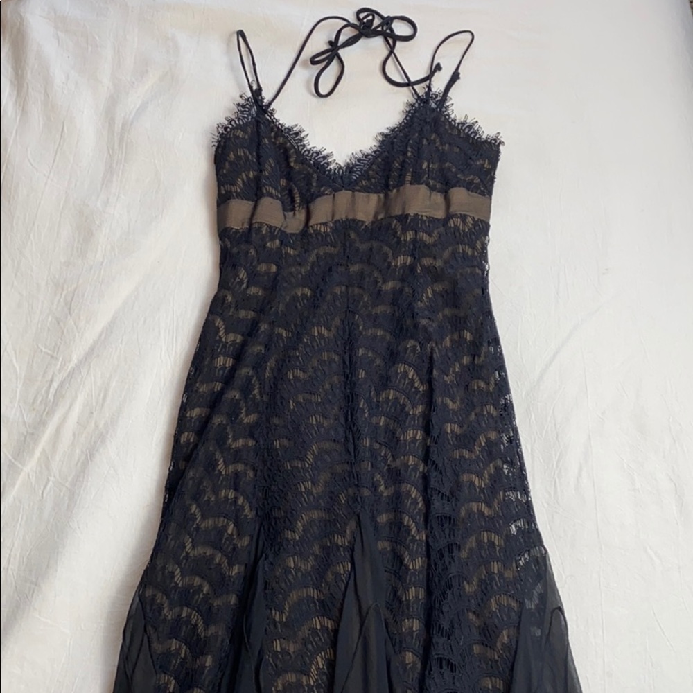 BCBG Black Lace dress